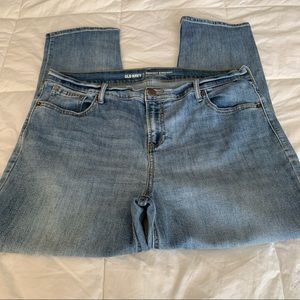 Old Navy Ladies Perfect Straight Jeans 14